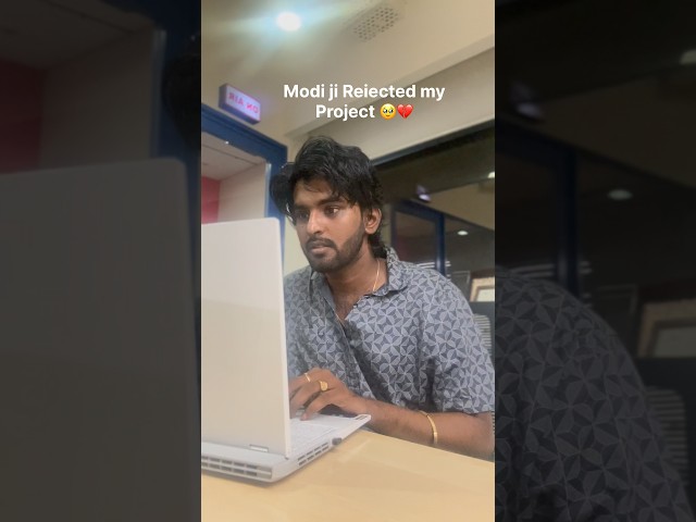 Modi ji Rejected my project🥹😅😂 #shorts #relatable #modi #funny #viral