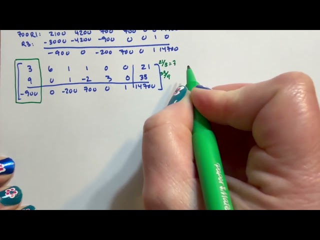 Dual Simplex Method - An Application
