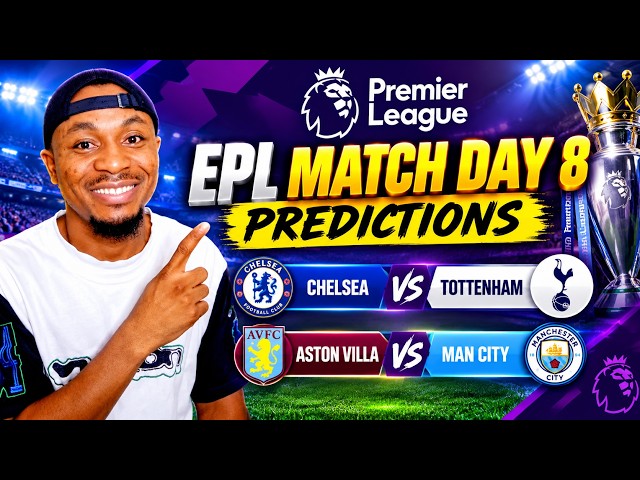 EPL MATCH DAY 8 PREDICTIONS 2026/27 🔥 | BEST FOOTBALL PICKS & TOP MATCHES #footballpredictions