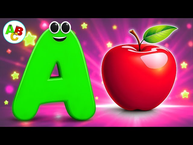 ABC Phonics Learning | Educational Song for Toddlers | A is For Apple | ABC SONG'S