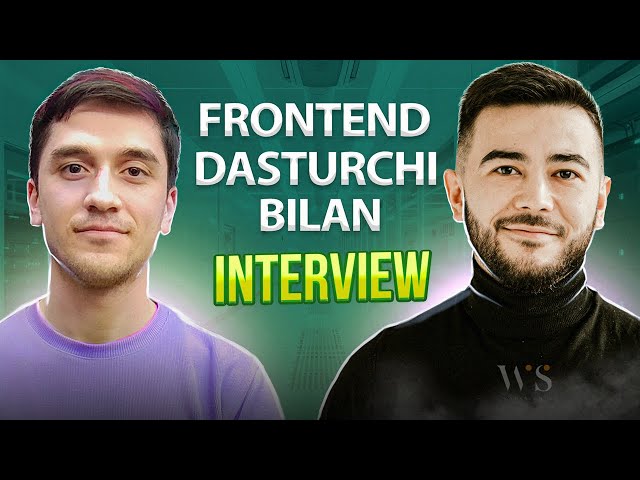 #6 🔥 Junior Frontend Dasturchi Bilan Texnik Interview | HTML, CSS, JavaScript, React 🔥