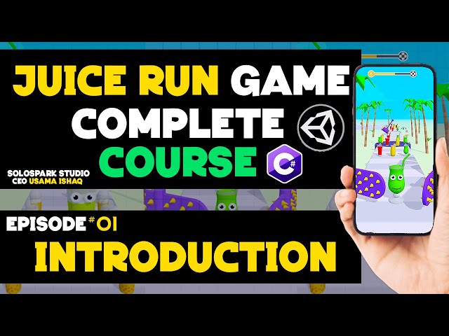 Unity Hyper Casual Game Tutorial | Make Juice Run Clone from Scratch || Episode 01