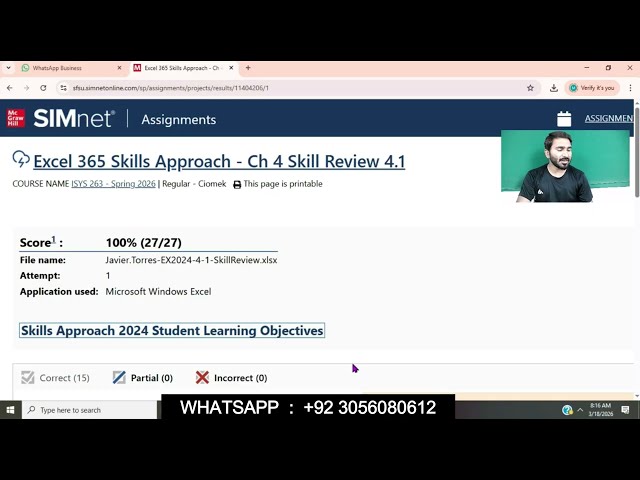 Excel 365 Skills Approach - Ch 4 Skill Review 4.1 | Excel 365 Skills Approach - Ch 4 Skill Review