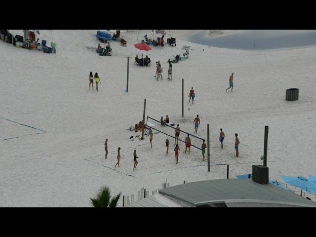 D800 converted to 3D VR volleyball on the beach