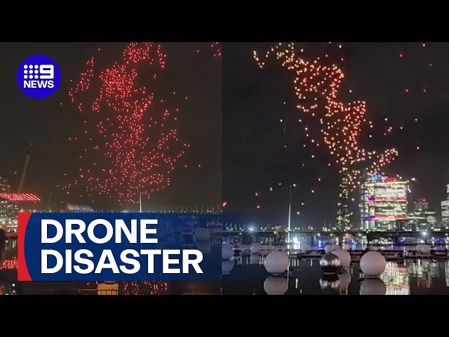 What went wrong at Vivid Sydney's drone show? | 9 News Australia