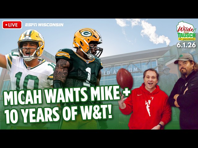 LIVE: Packers OTAs Continue - Latest Updates on Josh Jacobs | Wilde and Tausch 6.1.26