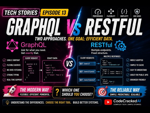 GRAPHQL vs REST — WHICH GRAPHQL OR RESTFUL ONE SHOULD YOU USE? | TECH STORIES #13