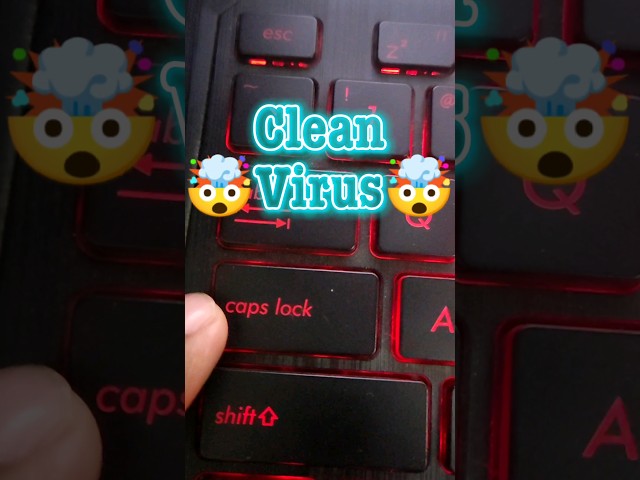 This will Clean Virus from your PC 😱😱 #shorts #windows