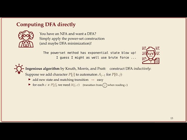 COMP526 (Fall 2023) 4-4 §4.4 Constructing String Matching Automata