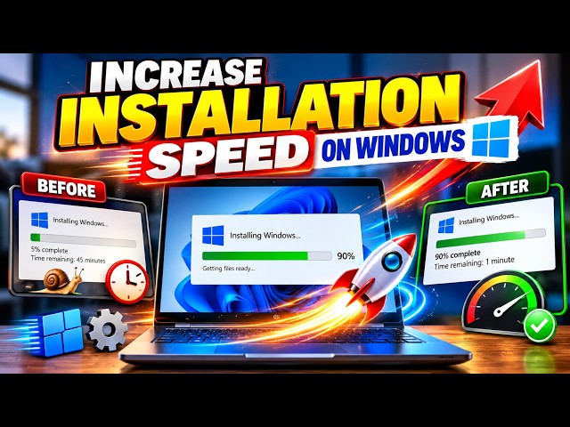 How to Increase Installation Speed in Windows | Make Software Install Faster | Fix Slow installation