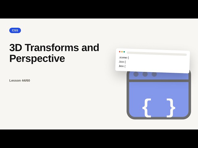 CSS Series: 3D Transforms and Perspective