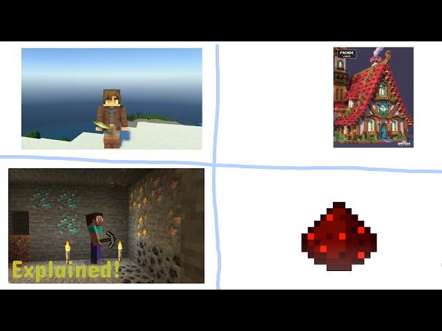 The four main expect of minecraft explained!!!!!