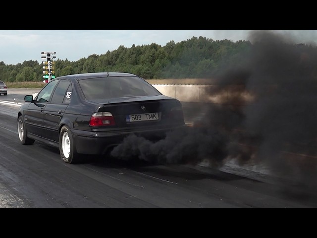 700+HP BMW 525d E39 M57 Compound Turbo + 8HP 1/4 mile drag race @ Ghost Performance August Meet 2026