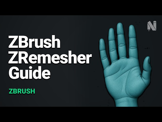 How to Use ZRemesher in ZBrush for Hand Sculpting