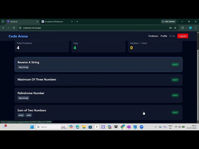Code Arena | Full Stack LeetCode Clone | React, Node.js, Express, MongoDB | Project Demo