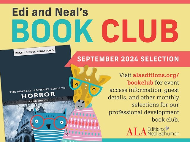The Readers' Advisory Guide to Horror - September 2024 Discussion (Edi and Neal's Book Club)