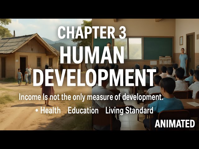 Class 12 Geography Chapter 3 | Human Development Explained | Full NCERT Summary | Animated