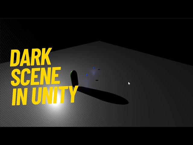 [Unity Tutorial] How to make scene completely dark in Unity
