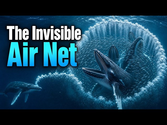 How Humpback Whales Build an Invisible Net from Bubbles