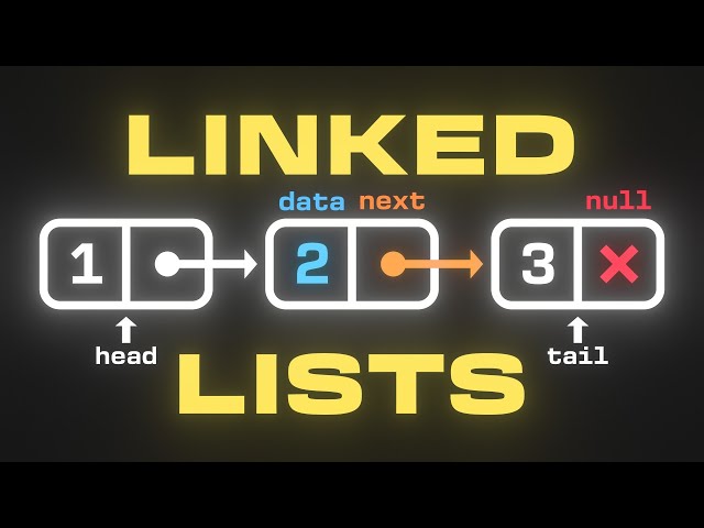 LINKED LISTS explained conceptually // Data Structures 02