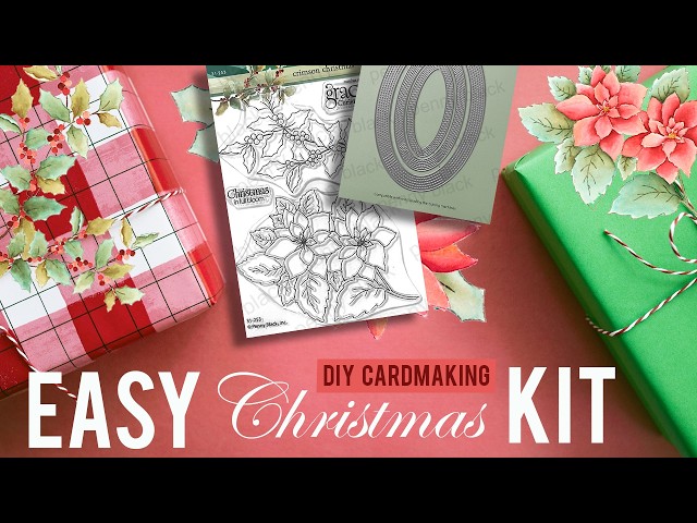 Make your own Christmas Cardmaking Kit | Card Sketches, Color Schemes, and Batch Card Making Ideas!