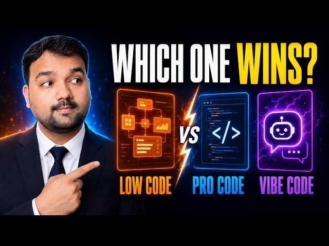 Low-Code vs. Pro-Code vs. Vibe Coding!