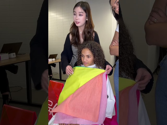 Come get a colour analysis done with us ❤️ #vlog