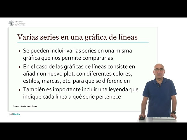 Matplotlib: Multiple Series in a Line Chart | 42/77 | UPV