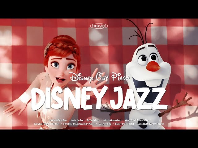 [Playlist] 디즈니 OST 재즈피아노 연주 10시간 모음🩵 Disney OST Jazz Piano Collection for study, work