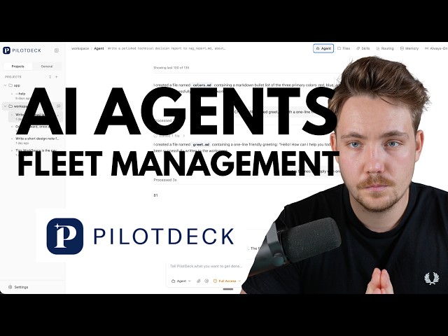 Manage Your Fleet Of AI Agents With Pilotdeck - Open-source Agentic Operating System