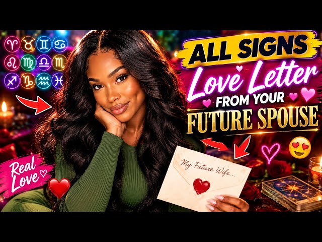 ALL SIGNS 💕 A Love Letter From Your Future Spouse: ACCURATE & DETAILED