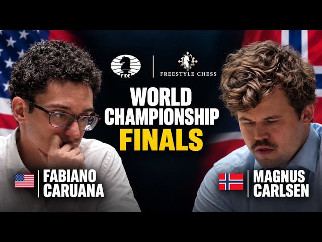 Absolute Cinema! Magnus Carlsen FACES Fabiano Caruana | FIDE Chess World Championship Finals