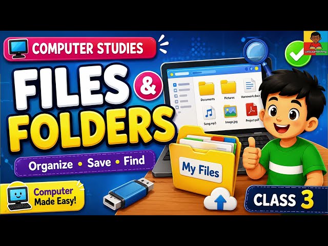 File & Folder | Class 3 Computer