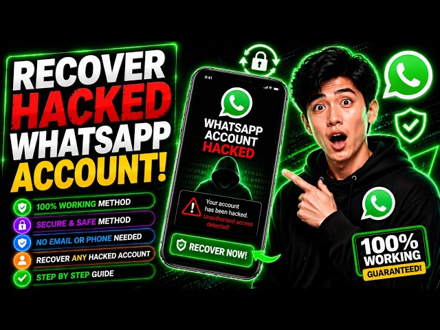 How to Recover Hacked WhatsApp Account (2026) | WhatsApp Hacked Account Recovery