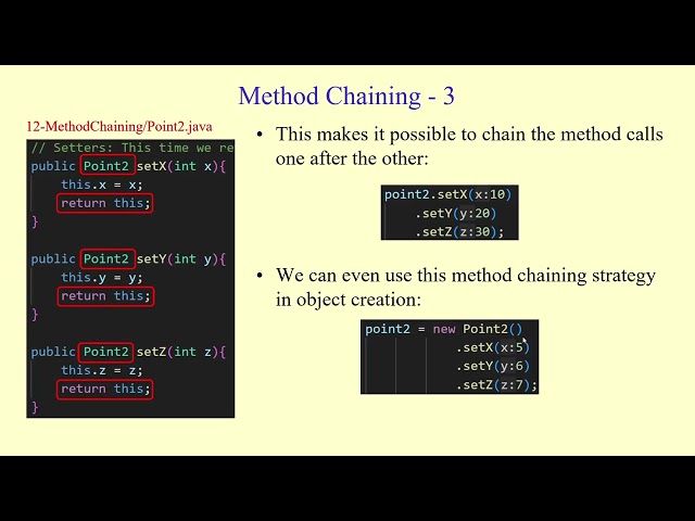 Method Chaining
