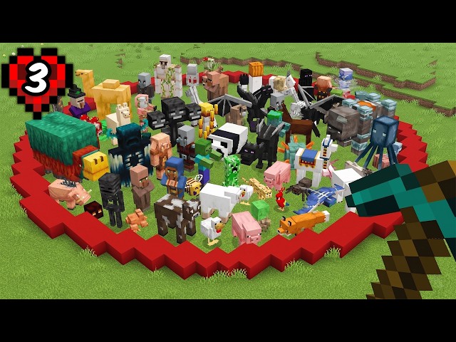 Minecraft'ta Tüm Canlıları Hapsettim | Hardcore 3