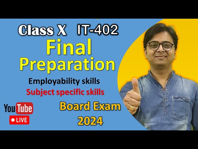 Class 10 Information Technology Code 402