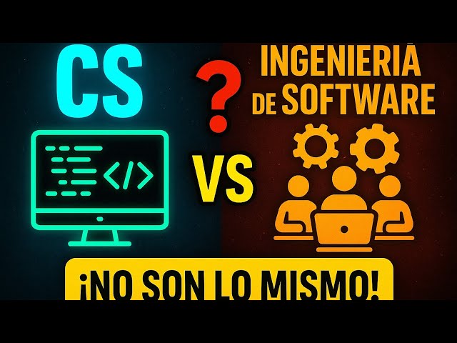 Diferencias entre ciencia computacional y ingeniería de software