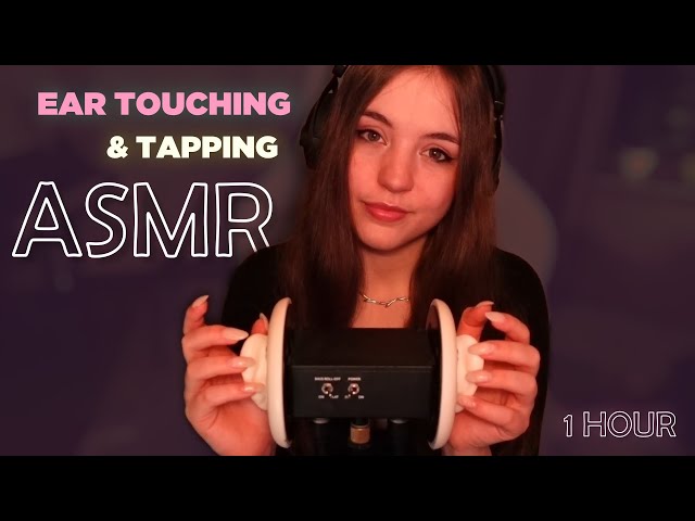 ASMR  🩷 Gentle Ear Touching & Tapping 🩷 1 Hour 🩷 No Talking (except intro)