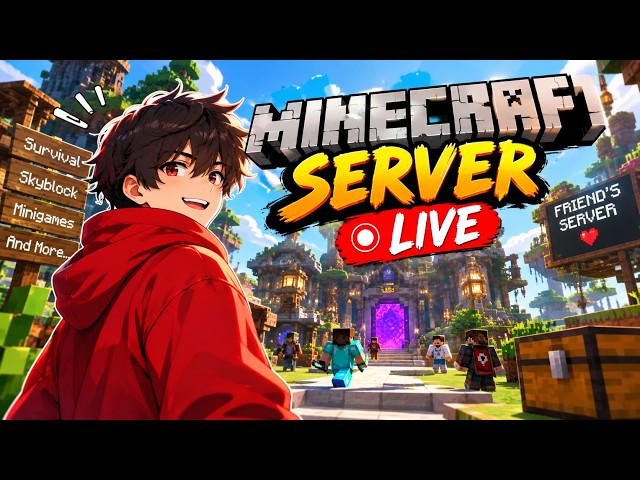 Minecraft SMP (Java + Bedrock) | Live (Hindi)