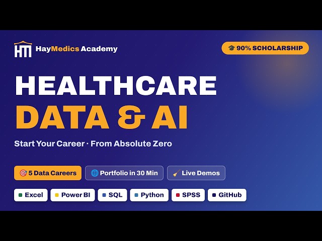 Start Your Healthcare Data & AI Career From Zero (Full Roadmap + Build Your Portfolio Website)