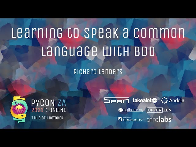 Learning to speak a common language with BDD and pickled cucumbers