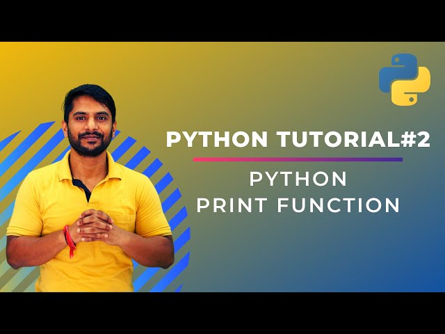 Python Print() Function - In Hindi