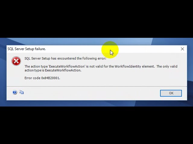 How I Fixed SQL Server Error 0x84B20001 Fast!