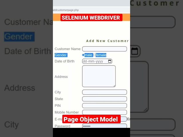 💯Page Object Model 🔥#selenium #page #object #model #qa #automation #manual #manualtesting #hot #YT20