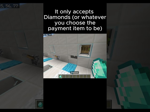 Working slot machine with win detection in Minecraft bedrock with redstone!