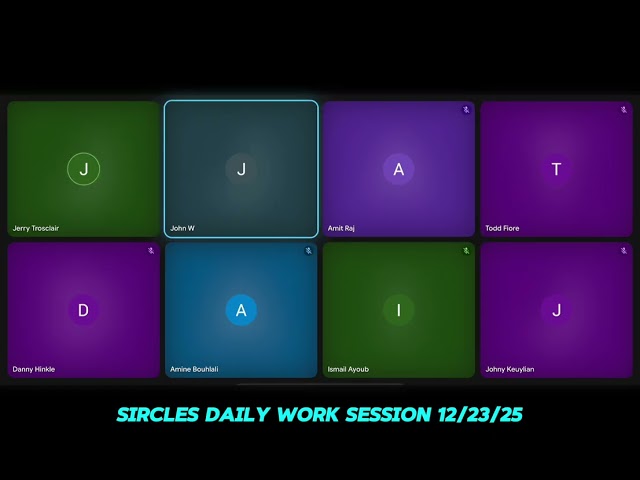 Sircles Work Session - December 23, 2025