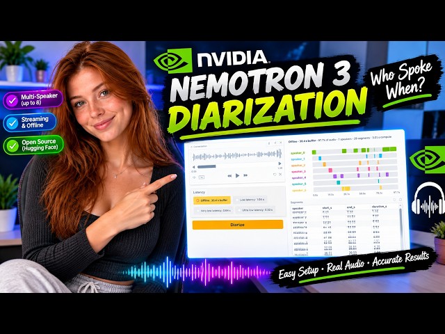 NVIDIA Nemotron 3 Diarization: AI That Knows Who Spoke When!