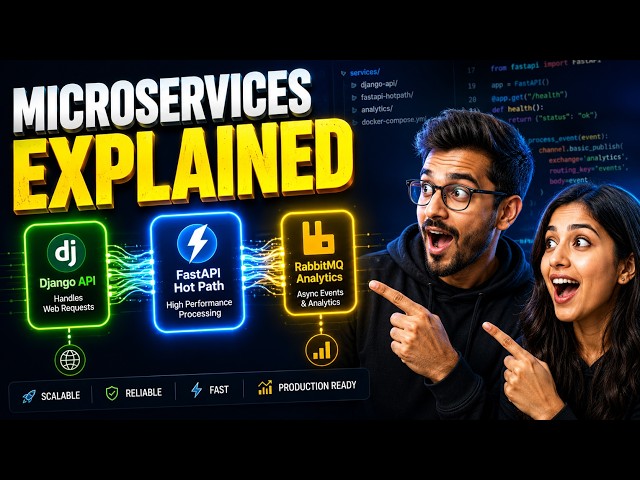 Microservices Architecture Explained: Django, FastAPI, & RabbitMQ