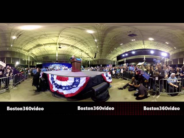 Bernie Sanders 360º video - Boston Convention Center #5